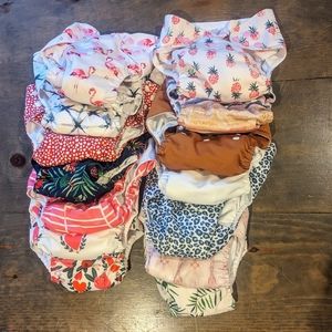 Nora's nursery cloth diaper lot